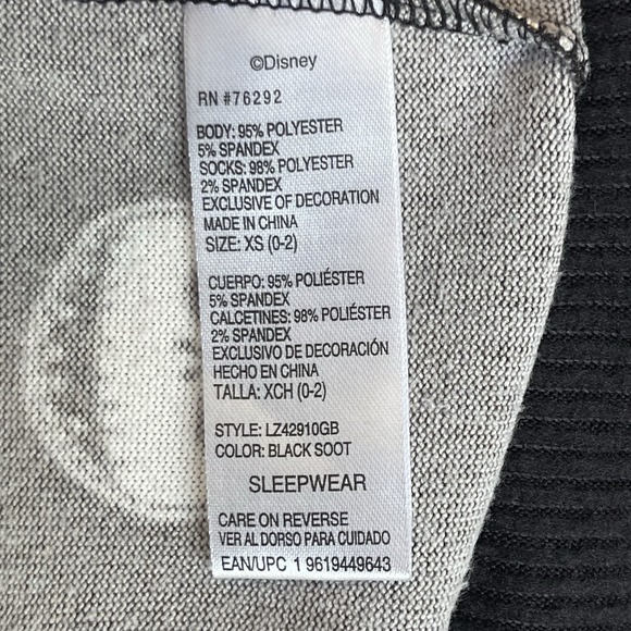 The Nightmare Before Christmas Sleep Shirt Womens XS‎ Jack Skellington Sally - Picture 11 of 11